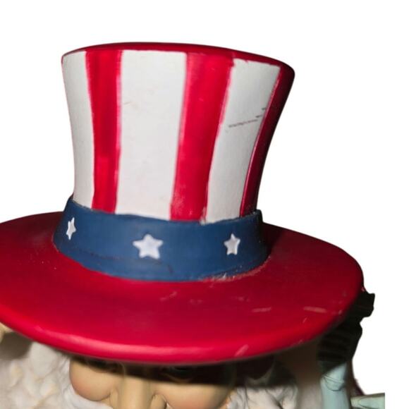 Kurt Adler 12" Fourth of July Santa plays "America the Beautiful" No Box EUC - Picture 3 of 8
